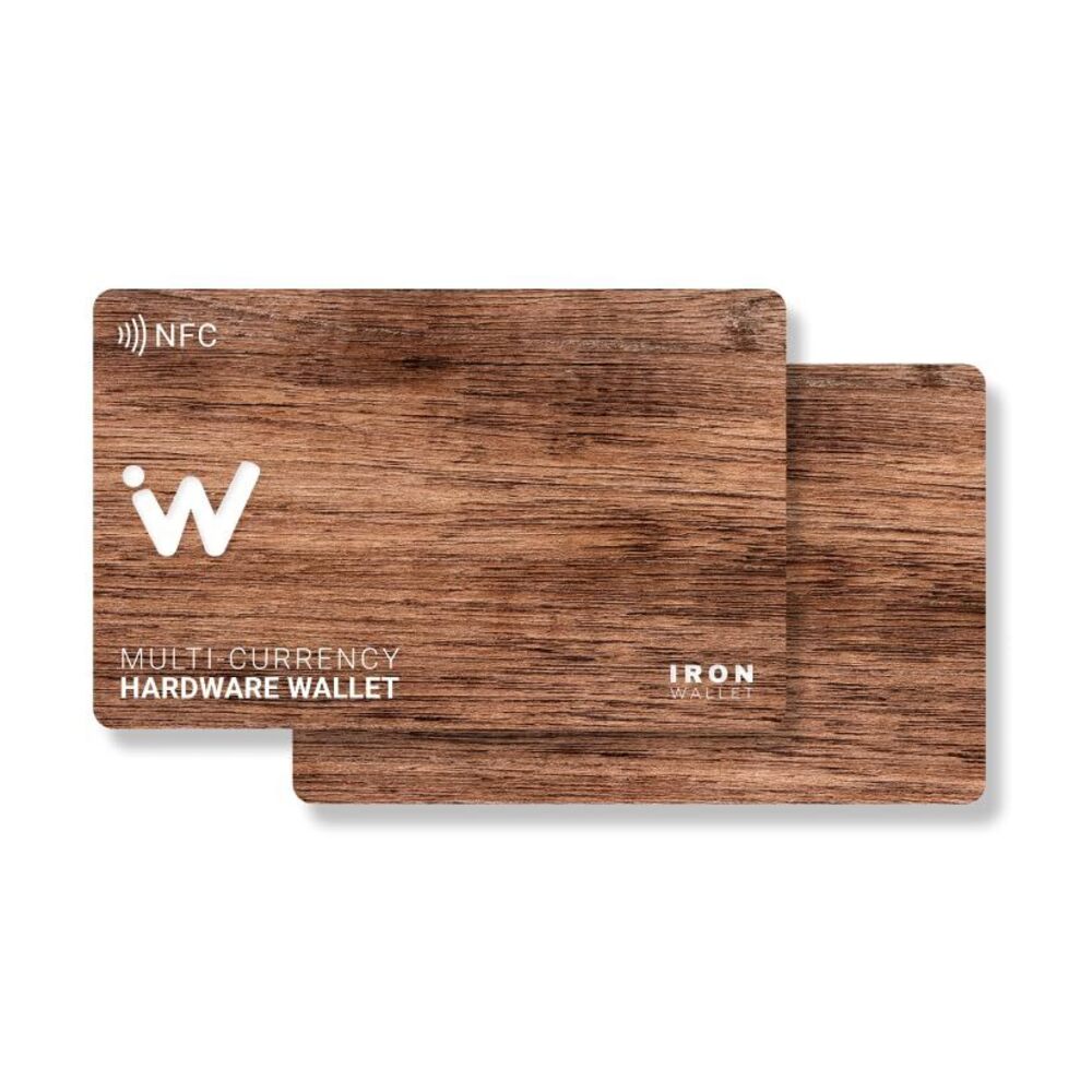 6043 Crypto Wallet Wood Design Pack Of 2 Increase Your Security